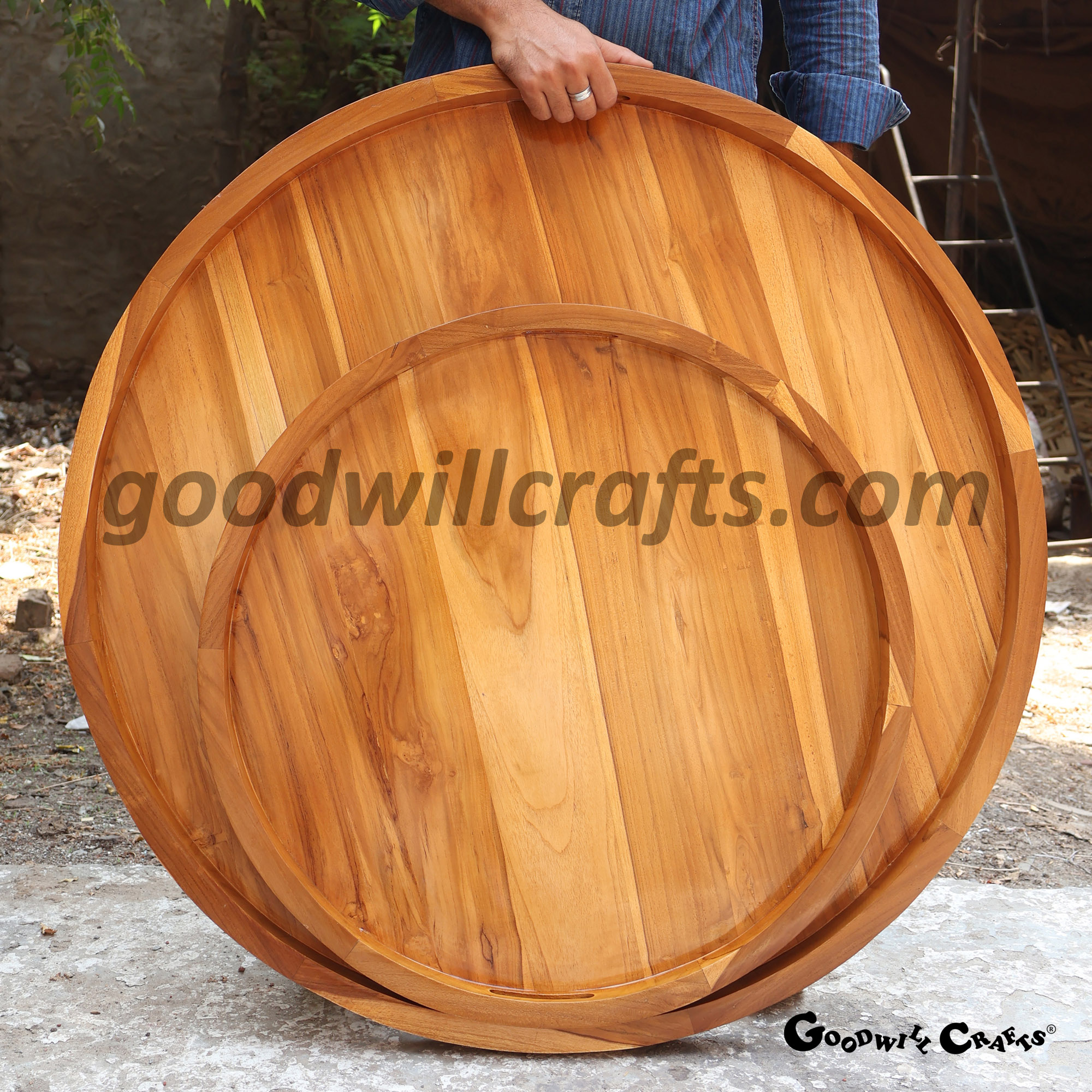 Handcrafted wooden kitchenware collection